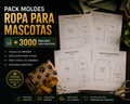 Pack Moldes Ropa Mascotas™ — +3000 Moldes PDF para Coser y Vender desde Casa
